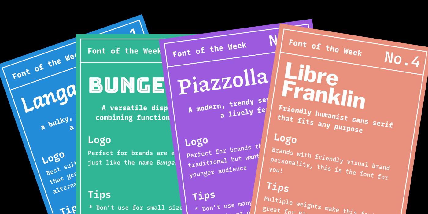 fontDiscovery hero showing font of the week
