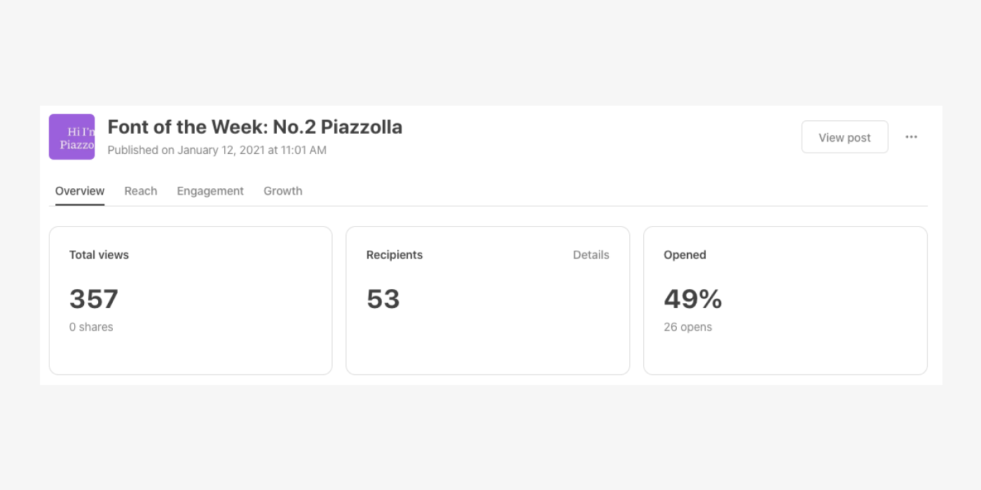 fontDiscovery open rate 